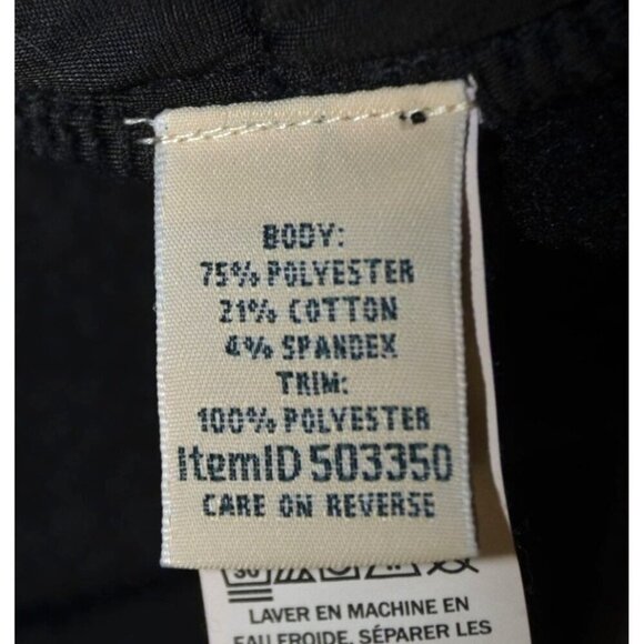 L.L. Bean Ladies Gray Open Front Sweatshirt Jacket Size M Sherpa Collar Casual - Picture 9 of 10